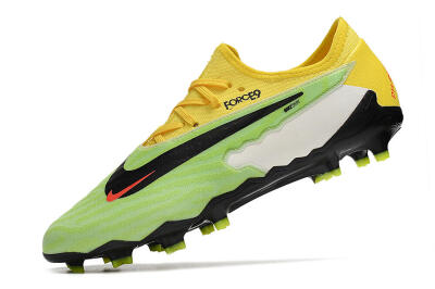 Nike Phantom GX Academy FG Low-Tops Football Boots - Green/Black/White/Yellow