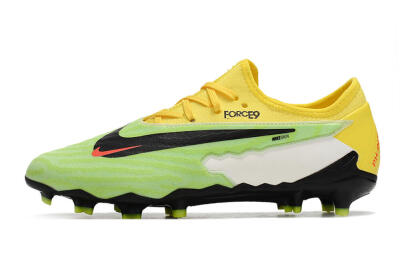 Nike Phantom GX Academy FG Low-Tops Football Boots - Green/Black/White/Yellow