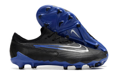 Nike Phantom GX Academy FG Low-Tops Football Boots - Black/White/Blue