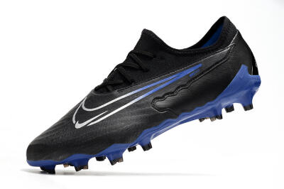 Nike Phantom GX Academy FG Low-Tops Football Boots - Black/White/Blue