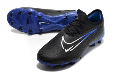 Nike Phantom GX Academy FG Low-Tops Football Boots - Black/White/Blue