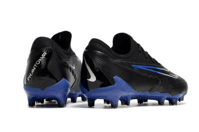 Nike Phantom GX Academy FG Low-Tops Football Boots - Black/White/Blue