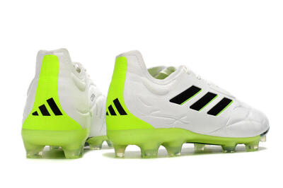 Adidas Copa Pure.1 FG Low-Tops Football Boots - White/Black/Green