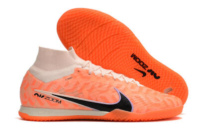 Nike Air Zoom Mercurial Superfly 9 Elite IC High-Tops Football Shoes - Pink/Black/Purple