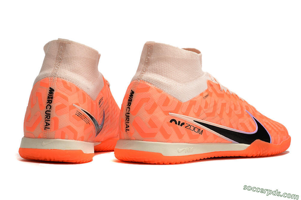 Nike Air Zoom Mercurial Superfly 9 Elite IC High-Tops Football Shoes - Pink/Black/Purple 6