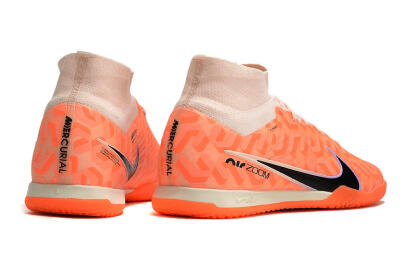 Nike Air Zoom Mercurial Superfly 9 Elite IC High-Tops Football Shoes - Pink/Black/Purple