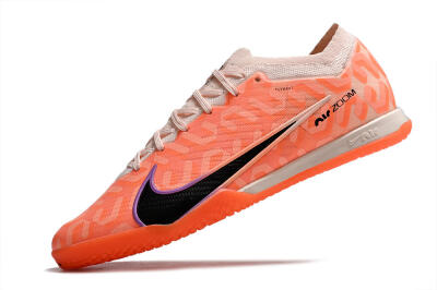 Nike Air Zoom Mercurial Vapor 15 Elite IC Low-Tops Football Shoes - Pink/Black/Purple