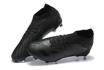 Adidas Predator Accuracy+ FG High-Tops Football Boots - Black/Black