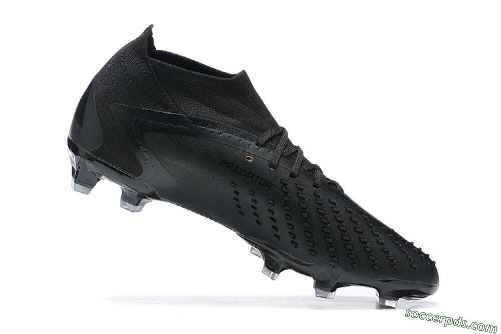 Adidas Predator Accuracy+ FG High-Tops Football Boots - Black/Black 6