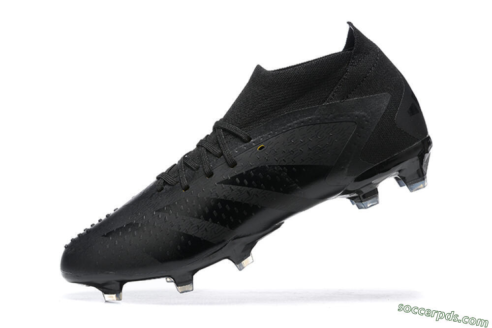 Adidas Predator Accuracy+ FG High-Tops Football Boots - Black/Black 7