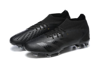 Adidas Predator Accuracy+ FG High-Tops Football Boots - Black/Black