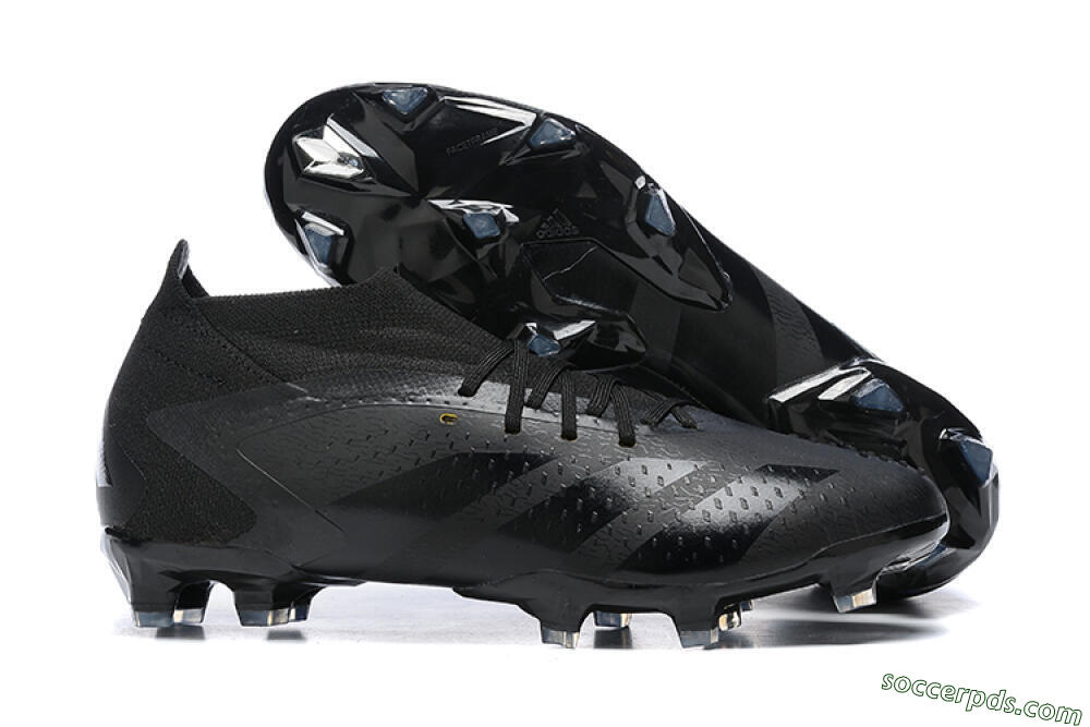 Adidas Predator Accuracy+ FG High-Tops Football Boots - Black/Black 1