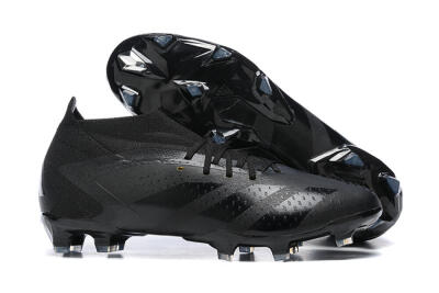 Adidas Predator Accuracy+ FG High-Tops Football Boots - Black/Black