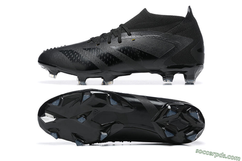 Adidas Predator Accuracy+ FG High-Tops Football Boots - Black/Black 0