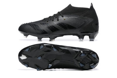 Adidas Predator Accuracy+ FG High-Tops Football Boots - Black/Black