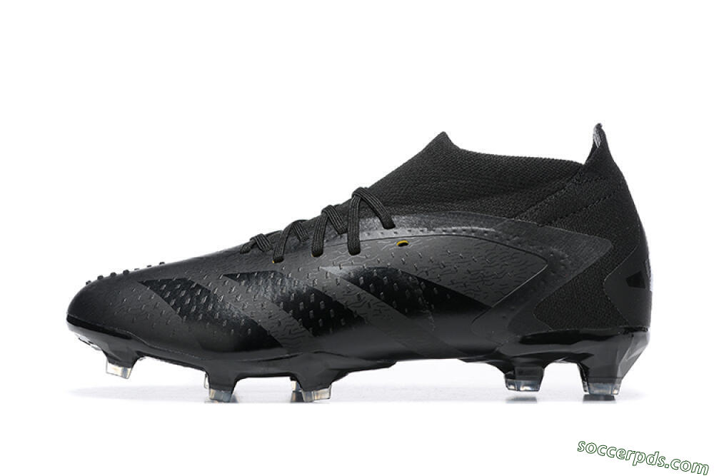 Adidas Predator Accuracy+ FG High-Tops Football Boots - Black/Black 2