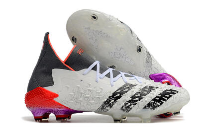 Adidas Predator Freak.1 FG High-Tops Football Boots - White/Grey/Red