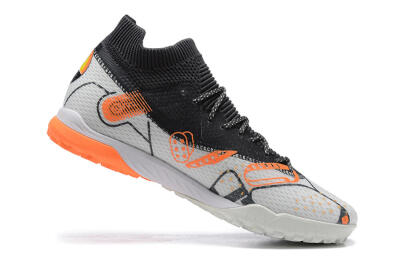 Puma Ultra Ultimate TF Low-Tops Football Shoes - White/Grey/Orange