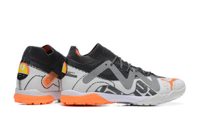 Puma Ultra Ultimate TF Low-Tops Football Shoes - White/Grey/Orange