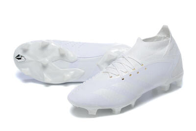 Adidas Predator Accuracy+ FG High-Tops Football Boots - White/White