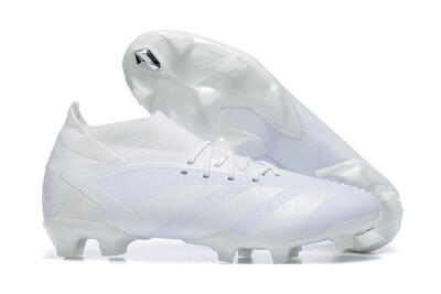 Adidas Predator Accuracy+ FG High-Tops Football Boots - White/White