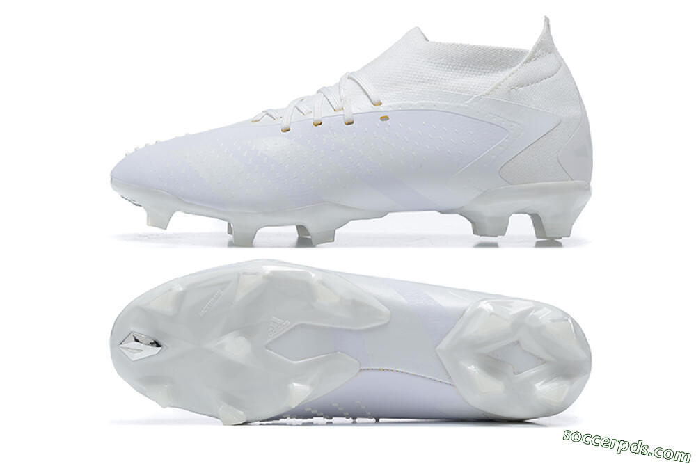 Adidas Predator Accuracy+ FG High-Tops Football Boots - White/White 0