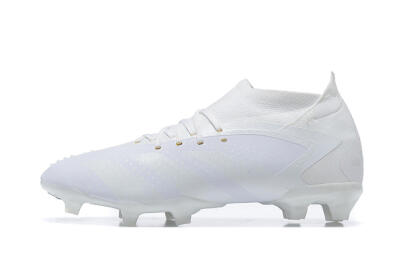 Adidas Predator Accuracy+ FG High-Tops Football Boots - White/White