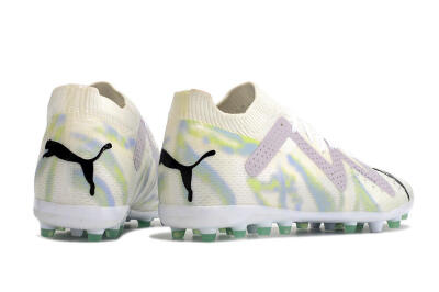 Puma Future Ultimate MG Low-Tops Football Boots - White/Blue/Green