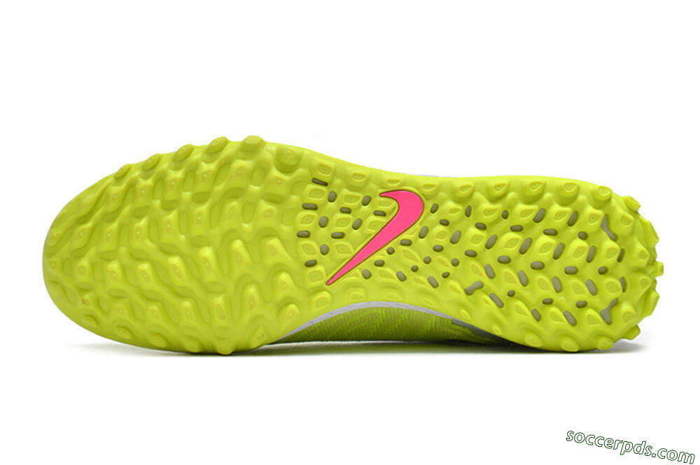 Nike Phantom GX Elite DF Link TF High-Tops Football Shoes - Green/Black/White 6