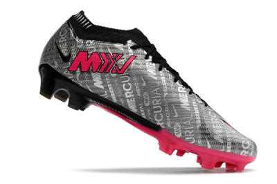 Nike Air Zoom Mercurial Vapor 15 Elite FG Low-Tops Football Boots - Silver/Pink/Black
