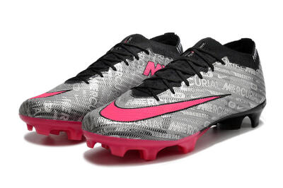 Nike Air Zoom Mercurial Vapor 15 Elite FG Low-Tops Football Boots - Silver/Pink/Black
