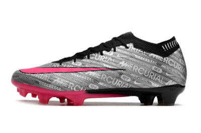 Nike Air Zoom Mercurial Vapor 15 Elite FG Low-Tops Football Boots - Silver/Pink/Black