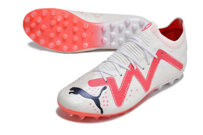 Puma Future Ultimate MG Low-Tops Football Boots - White/Black/Red