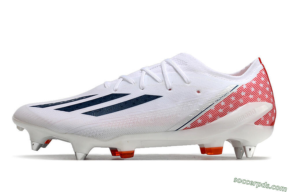 Adidas X Speedportal.1 SG Low-Tops Football Boots - White/Black/Red 2