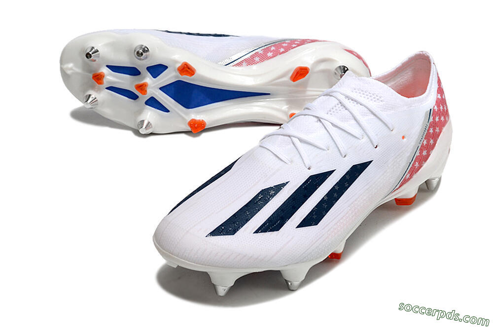 Adidas X Speedportal.1 SG Low-Tops Football Boots - White/Black/Red 3