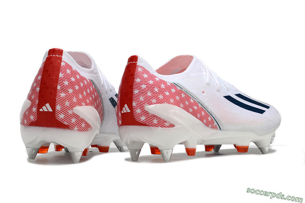 Adidas X Speedportal.1 SG Low-Tops Football Boots - White/Black/Red 6
