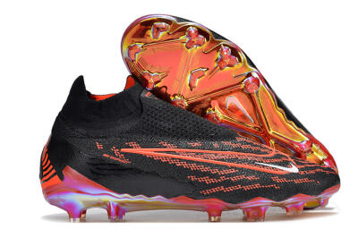 Nike Phantom GX Elite DF Link FG High-Tops Football Boots - Black/Red/White