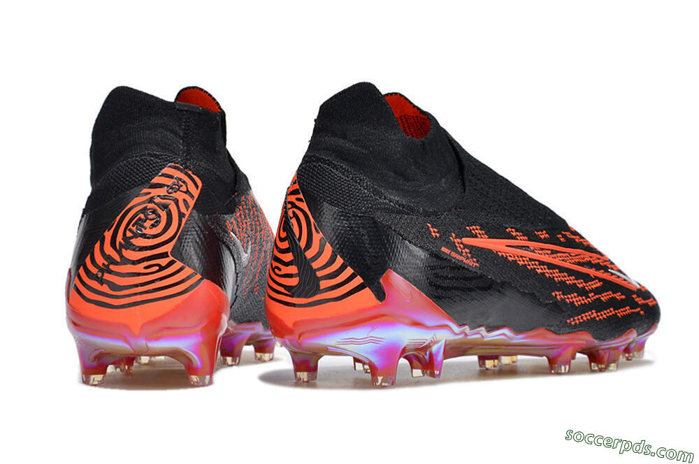 Nike Phantom GX Elite DF Link FG High-Tops Football Boots - Black/Red/White 6