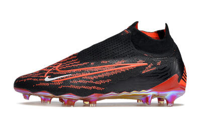 Nike Phantom GX Elite DF Link FG High-Tops Football Boots - Black/Red/White