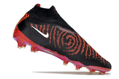 Nike Phantom GX Elite DF Link FG High-Tops Football Boots - Black/Red/White