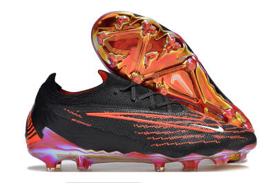 Nike Phantom GX Elite FG Low-Tops Football Boots - Black/Red/White