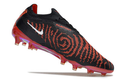 Nike Phantom GX Elite FG Low-Tops Football Boots - Black/Red/White