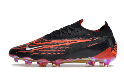 Nike Phantom GX Elite FG Low-Tops Football Boots - Black/Red/White