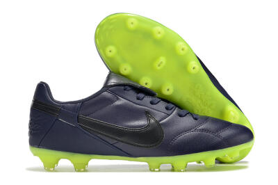 Nike Premier 3 FG Low-Tops Football Boots - Blue/Black/Green