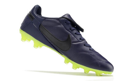Nike Premier 3 FG Low-Tops Football Boots - Blue/Black/Green