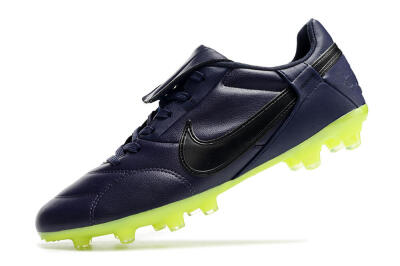 Nike Premier 3 FG Low-Tops Football Boots - Blue/Black/Green