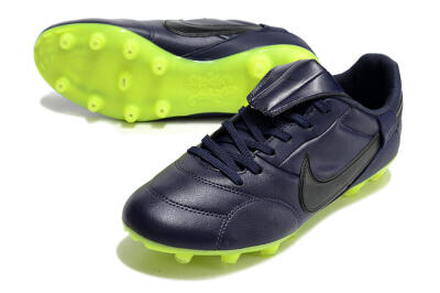 Nike Premier 3 FG Low-Tops Football Boots - Blue/Black/Green