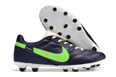 Nike Premier 3 FG Low-Tops Football Boots - Blue/Green