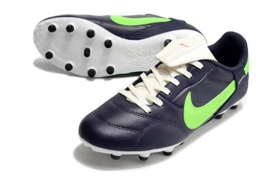 Nike Premier 3 FG Low-Tops Football Boots - Blue/Green