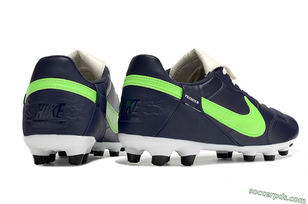 Nike Premier 3 FG Low-Tops Football Boots - Blue/Green 6